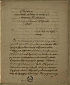 Kazanie na obch&oacute;d żałobny za duszę ś. p. Adama Mickiewicza miane w Pleszewie 14 stycznia 1856.