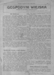 Gospodyni Wiejska. 1916.03.31 R.1 nr1