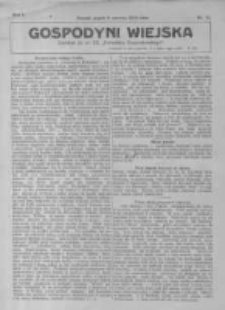 Gospodyni Wiejska. 1916.06.09 R.1 nr11