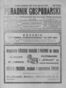 Poradnik Gospodarski. Pismo Tygodniowe. 1925.01.11 R.36 nr2