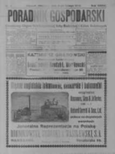 Poradnik Gospodarski. Pismo Tygodniowe. 1925.02.08 R.36 nr6