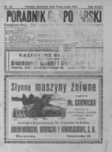 Poradnik Gospodarski. Pismo Tygodniowe. 1925.05.10 R.36 nr19