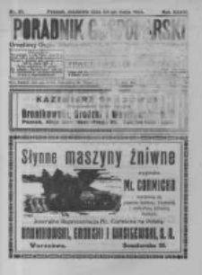Poradnik Gospodarski. Pismo Tygodniowe. 1925.05.24 R.36 nr21