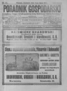 Poradnik Gospodarski. Pismo Tygodniowe. 1925.07.05 R.36 nr27