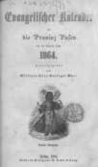 Evangelischer Kalender für die Provinz Posen auf das Jahr 1864 Jg.4