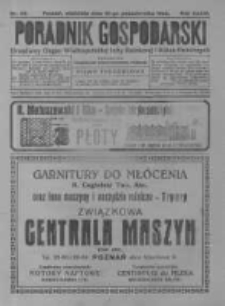 Poradnik Gospodarski. Pismo Tygodniowe. 1925.10.18 R.36 nr42