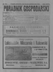 Poradnik Gospodarski. Pismo Tygodniowe. 1925.10.25 R.36 nr43