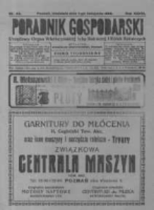 Poradnik Gospodarski. Pismo Tygodniowe. 1925.11.01 R.36 nr44