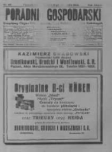 Poradnik Gospodarski. Pismo Tygodniowe. 1925.11.08 R.36 nr45