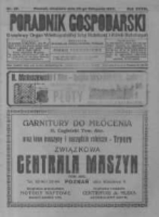 Poradnik Gospodarski. Pismo Tygodniowe. 1925.11.29 R.36 nr48