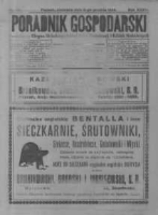 Poradnik Gospodarski. Pismo Tygodniowe. 1925.12.06 R.36 nr49