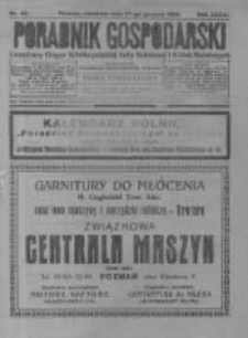 Poradnik Gospodarski. Pismo Tygodniowe. 1925.12.27 R.36 nr52