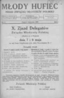 Młody Hufiec: pismo Związku Młodzieży Polskiej 1927 kwiecień R.1 Nr4