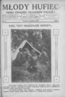 Młody Hufiec: pismo Związku Młodzieży Polskiej 1927 wrzesień R.1 Nr9