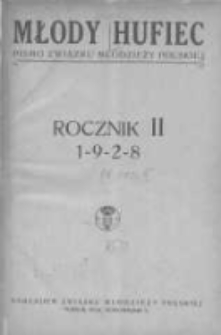 Młody Hufiec: okólnik Związku Młodzieży Polskiej 1928 styczeń R.2 Nr1