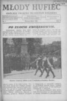 Młody Hufiec: ok&oacute;lnik Związku Młodzieży Polskiej 1928 lipiec R.2 Nr7