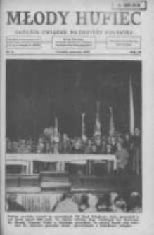 Młody Hufiec: ok&oacute;lnik Związku Młodzieży Polskiej 1929 czerwiec R.3 Nr6