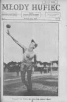 Młody Hufiec: ok&oacute;lnik Związku Młodzieży Polskiej 1929 lipiec R.3 Nr7