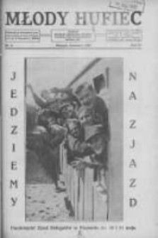 Młody Hufiec: okólnik Związku Młodzieży Polskiej 1930 kwiecień R.4 Nr4