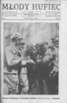Młody Hufiec: ok&oacute;lnik Związku Młodzieży Polskiej 1930 lipiec R.4 Nr7