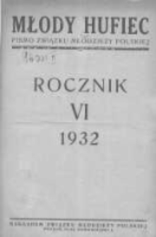 Młody Hufiec: okólnik Związku Młodzieży Polskiej w Poznaniu 1932 styczeń R.6 Nr1