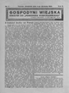 Gospodyni Wiejska. 1925.01.04 R.10 nr1