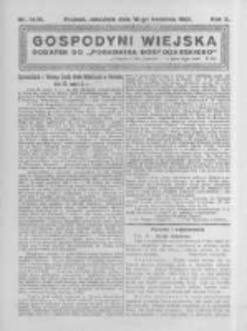 Gospodyni Wiejska. 1925.04.12 R.10 nr14-15