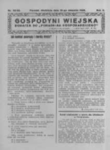 Gospodyni Wiejska. 1925.08.16 R.10 nr32-33
