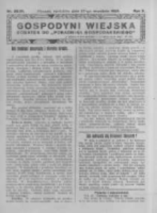 Gospodyni Wiejska. 1925.09.27 R.10 nr38-39