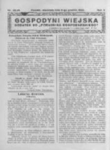 Gospodyni Wiejska. 1925.12.06 R.10 nr48-49