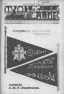 Młody Hufiec: okólnik Związku Młodzieży Polskiej w Poznaniu 1933 sierpień R.7 Nr8