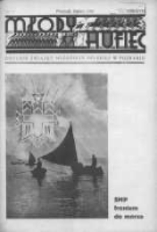Młody Hufiec: ok&oacute;lnik Związku Młodzieży Polskiej w Poznaniu 1934 lipiec R.8 Nr7