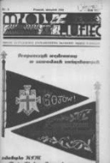 Młody Hufiec: ok&oacute;lnik Katolickiego Stowarzyszenia Młodzieży Męskiej w Poznaniu 1934 sierpień R.8 Nr8