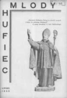 Młody Hufiec: ok&oacute;lnik Katolickiego Stowarzyszenia Młodzieży Męskiej w Poznaniu 1934 lipiec R.9 Nr7