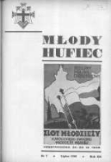 Młody Hufiec: miesięcznik Katolickiego Stowarzyszenia Młodzieży Męskiej w Poznaniu 1938 lipiec R.12 Nr7