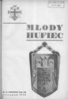 Młody Hufiec: miesięcznik Katolickiego Stowarzyszenia Młodzieży Męskiej w Poznaniu 1938 listopad R.12 Nr11