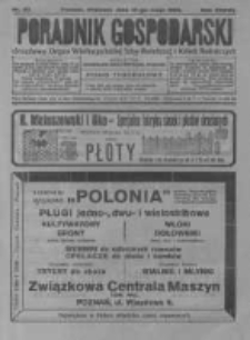 Poradnik Gospodarski. Pismo Tygodniowe. 1926.05.16 R.37 nr20