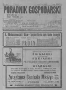 Poradnik Gospodarski. Pismo Tygodniowe. 1926.08.08 R.37 nr32