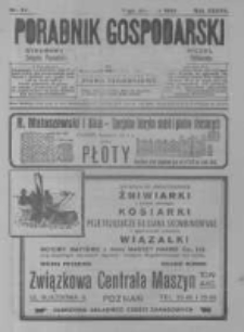 Poradnik Gospodarski. Pismo Tygodniowe. 1926.08.22 R.37 nr34