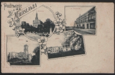 Pozdrowienie z Miłosławia: Kości&oacute;ł, A. Świderski, Pałac