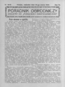 Poradnik Ogrodniczy. 1925.03.29 R.6 nr12-13