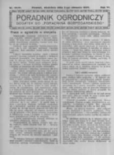 Poradnik Ogrodniczy. 1925.08.02 R.6 nr30-31