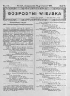 Gospodyni Wiejska. 1926.01.17 R.11 nr2-3