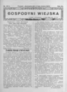 Gospodyni Wiejska. 1926.03.14 R.11 nr10-11