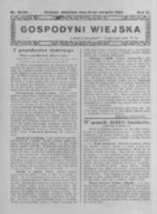 Gospodyni Wiejska. 1926.08.15 R.11 nr32-33