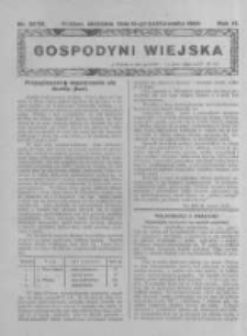 Gospodyni Wiejska. 1926.10.10 R.11 nr38-39