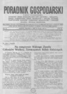 Poradnik Gospodarski. Pismo Tygodniowe. 1929.05.26 R.40 nr21