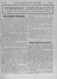 Poradnik Ogrodniczy. 1923.02.11 R.4 nr5-6