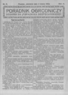 Poradnik Ogrodniczy. 1923.03.04 R.4 nr9