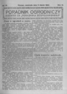 Poradnik Ogrodniczy. 1923.03.11 R.4 nr10